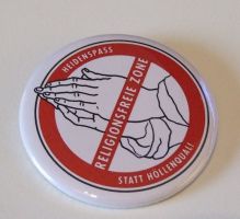 Button: Religionsfreie Zone